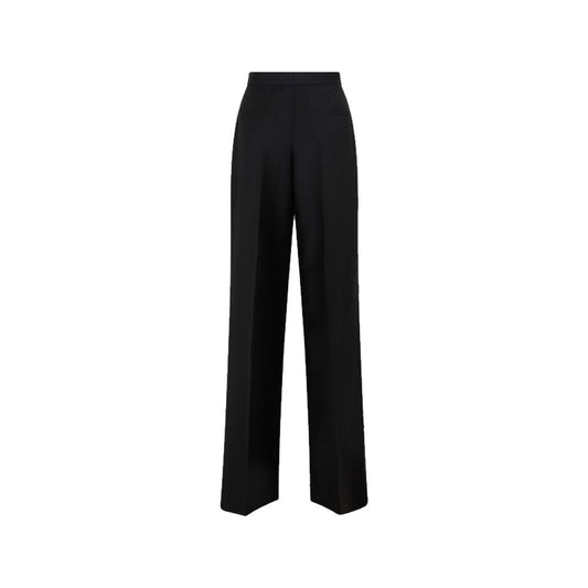 Klassische Wollhose mit Logo