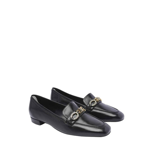 Signature Square Leather Loafers