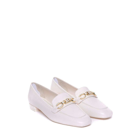 Signature Square Leather Loafers