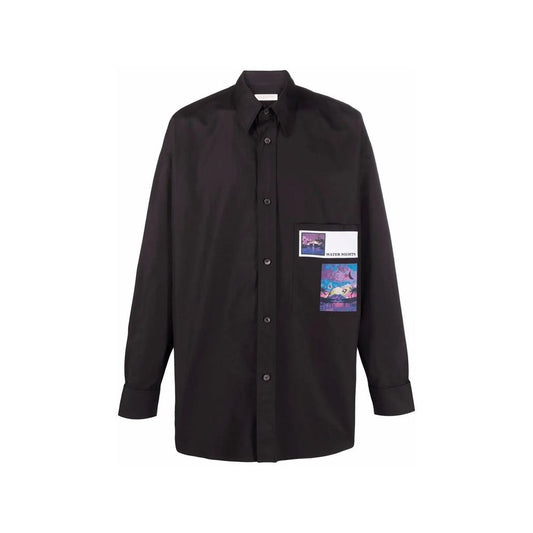Garavani – Hemd mit Water Nights-Patches
