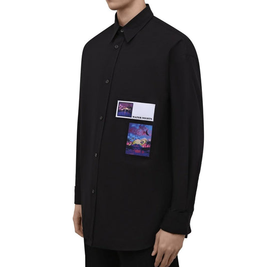 Garavani – Hemd mit Water Nights-Patches