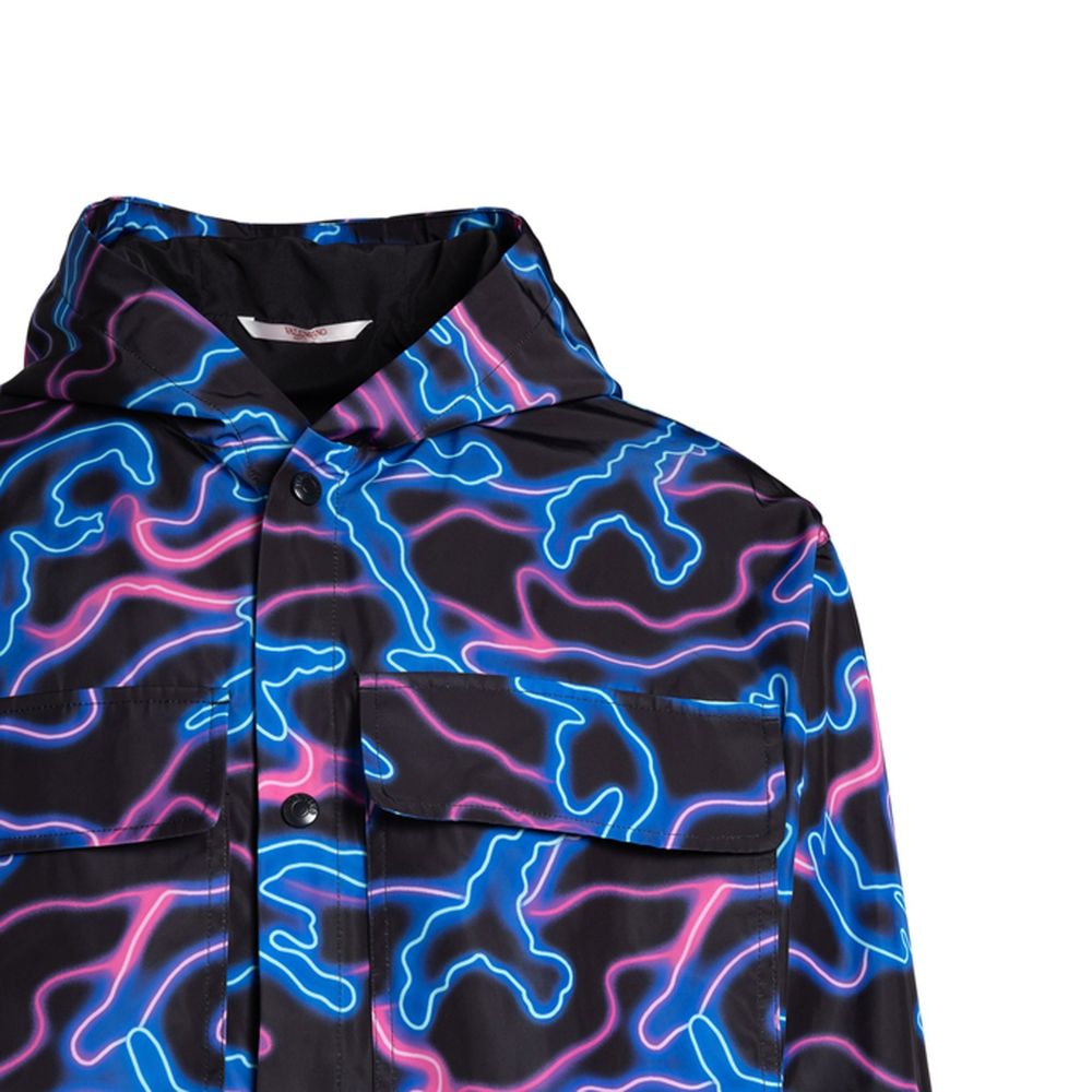 Bedruckte Kapuzenjacke