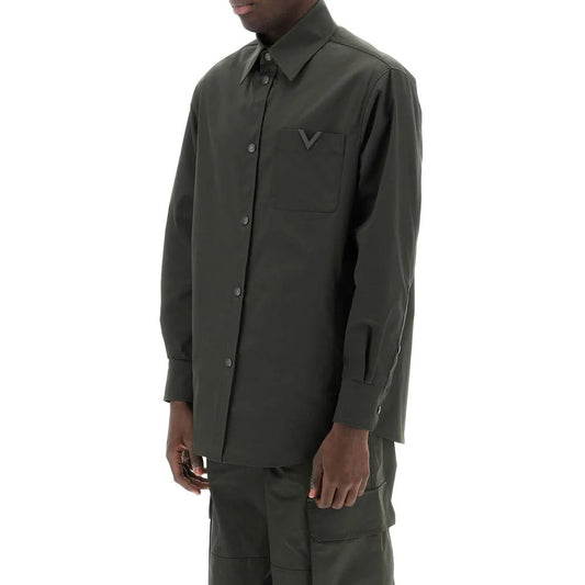 Überhemdjacke mit V-Logo