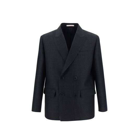 Jacke aus Wolle und Seide