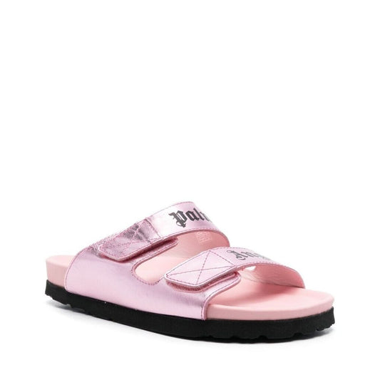 Leather Logo Sandals