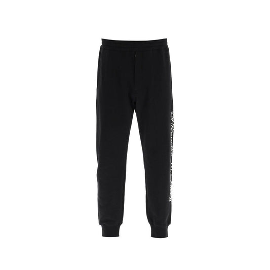 Baumwollhose mit Logo