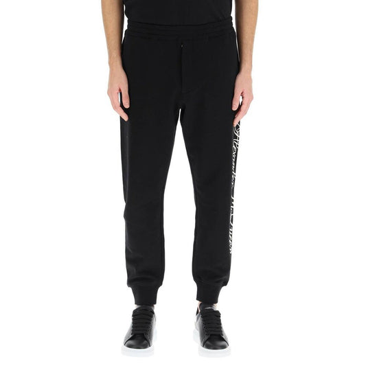 Baumwollhose mit Logo