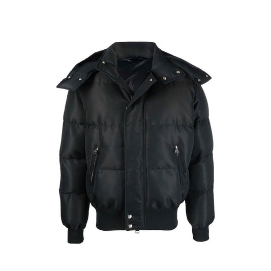 Wattierte Bomberjacke aus Wollmischung