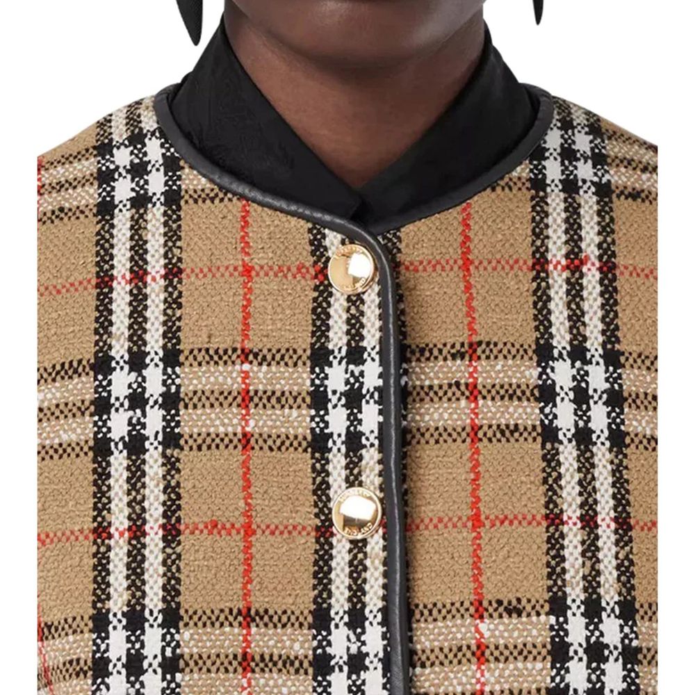 Jacke mit Vintage Check-Motiv