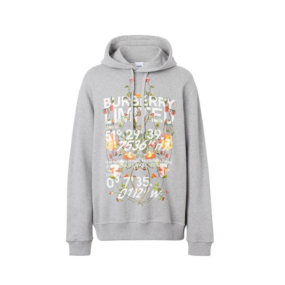 Baumwollpullover mit Logo