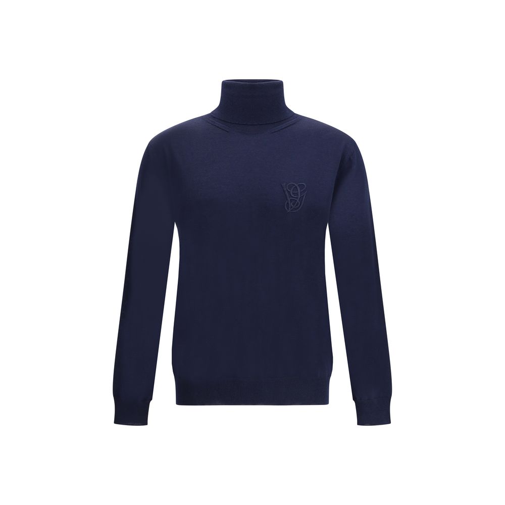 Rollkragenpullover aus Schurwolle