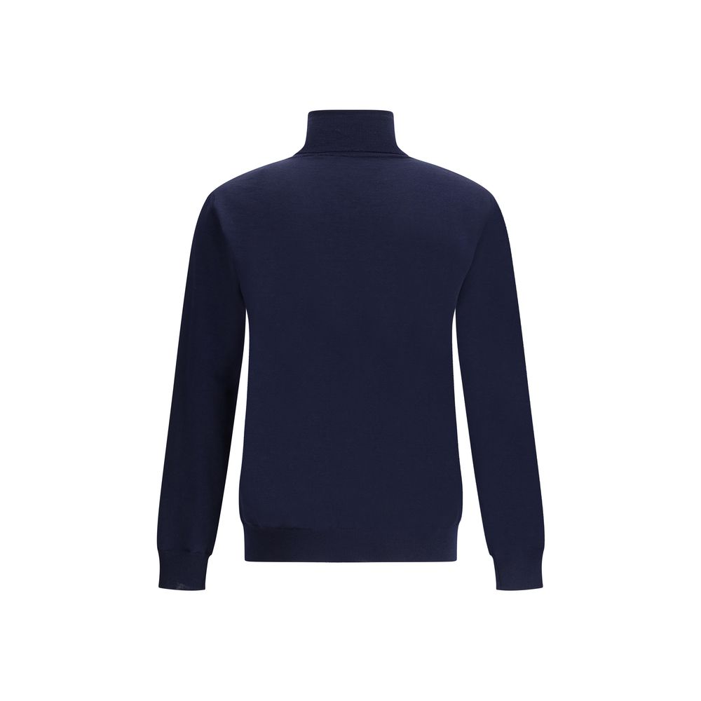 Rollkragenpullover aus Schurwolle