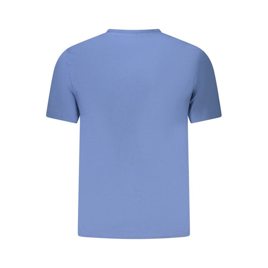 Blaues Herren-T-Shirt aus Baumwolle