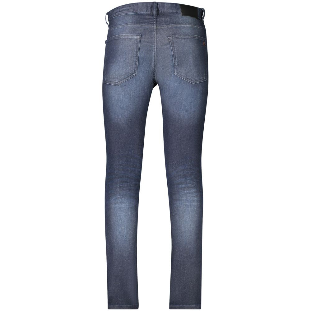 Blaue Slim Fit-Jeans aus Baumwolle für Herren
