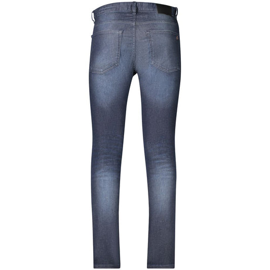 Blaue Slim Fit-Jeans aus Baumwolle für Herren