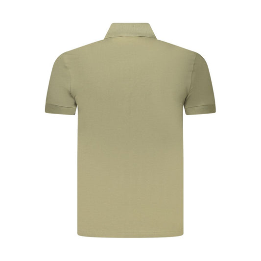 Grünes Poloshirt aus Baumwolle für Herren