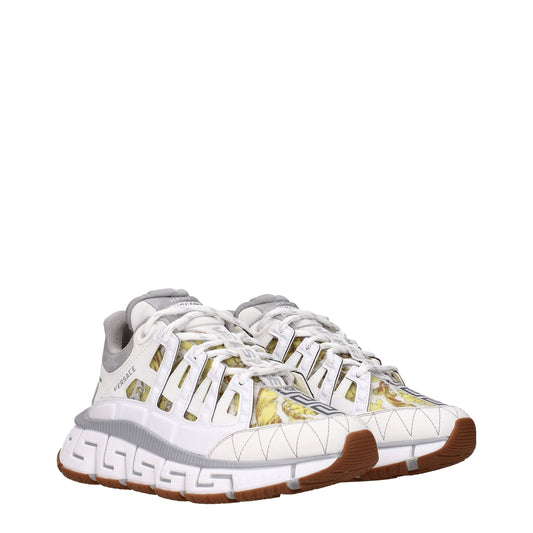 Weiße Sportschuhe aus Leder