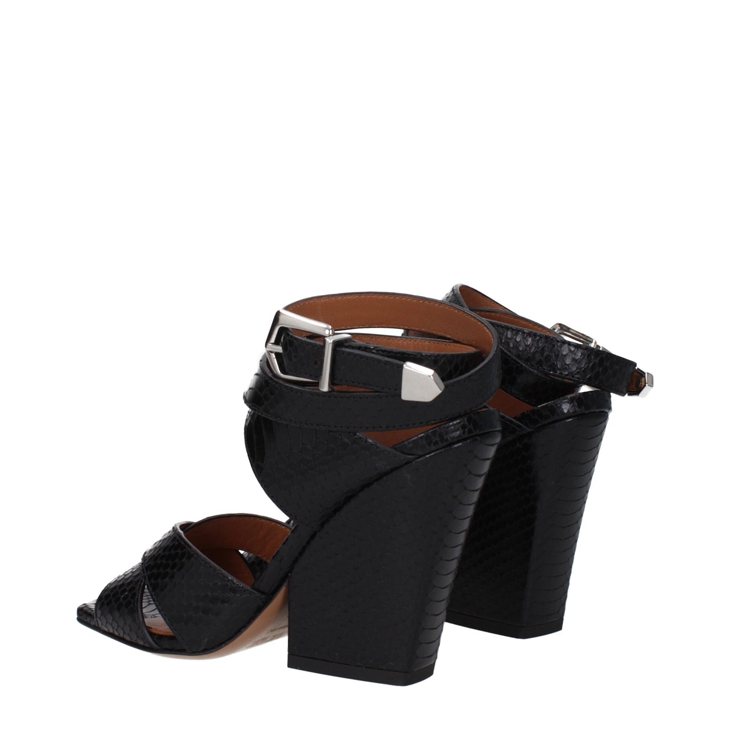 Black Leather Platforms