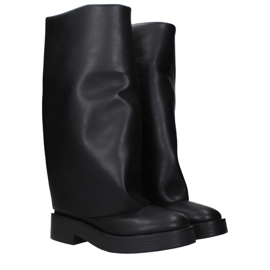 Black Leather Boots