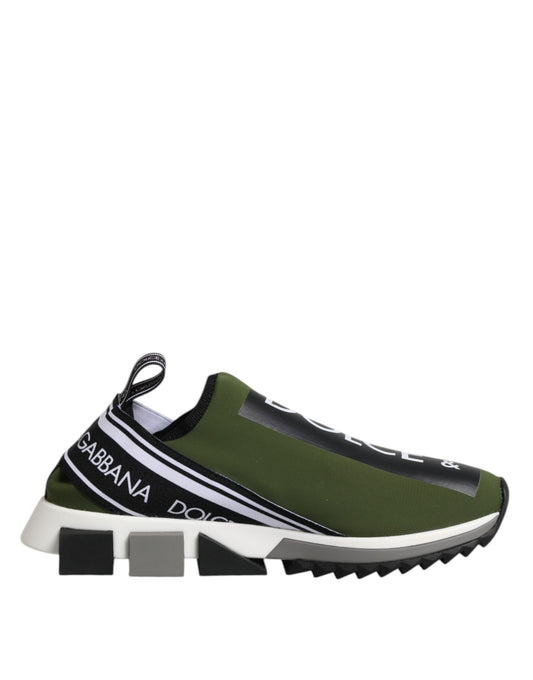 Grünes Logo Low Top Sorrento Herren Sneakers Schuhe