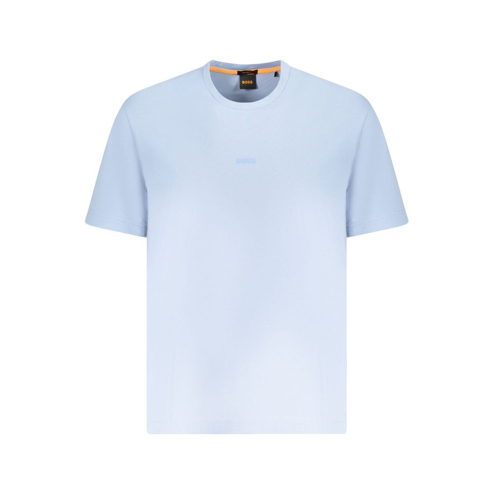 Blaues Herren-T-Shirt aus Baumwolle