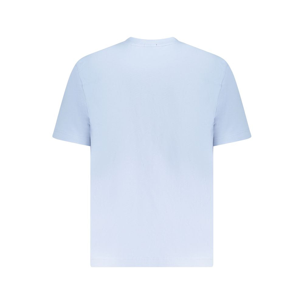 Blaues Herren-T-Shirt aus Baumwolle