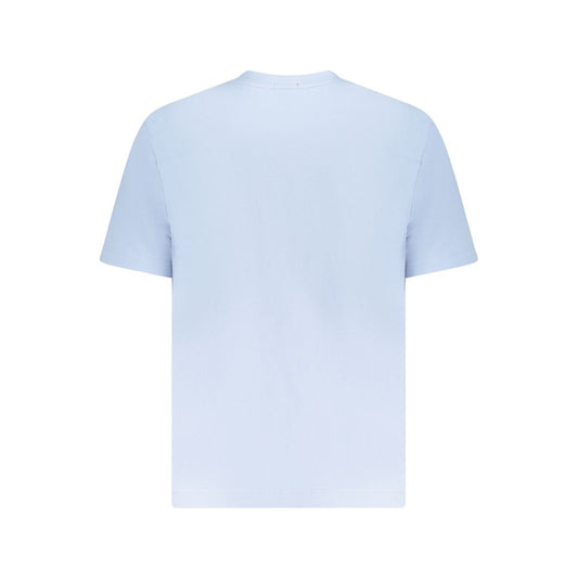 Blaues Herren-T-Shirt aus Baumwolle