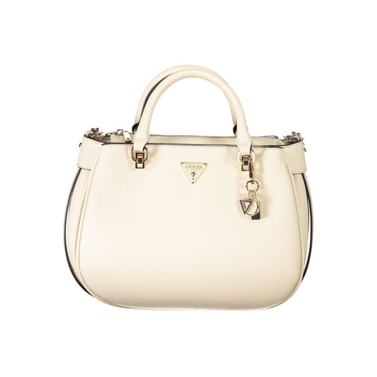 Beige Polyethylen Handtasche