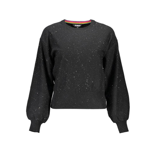 Schwarzer Polyesterpullover