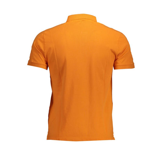 Oranges Poloshirt aus Baumwolle