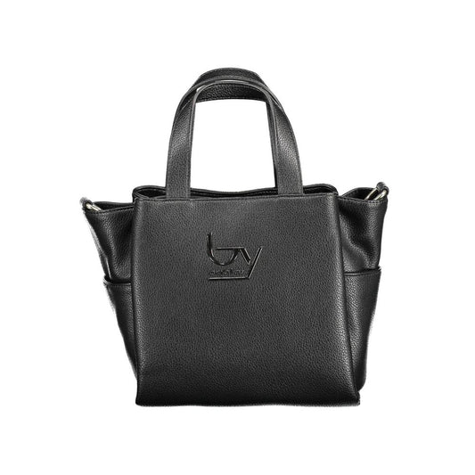 Schwarze Handtasche aus Polyethylen