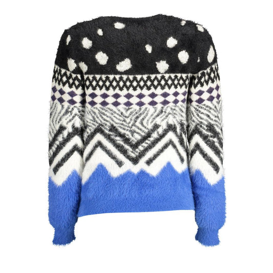 Schwarzer Polyesterpullover