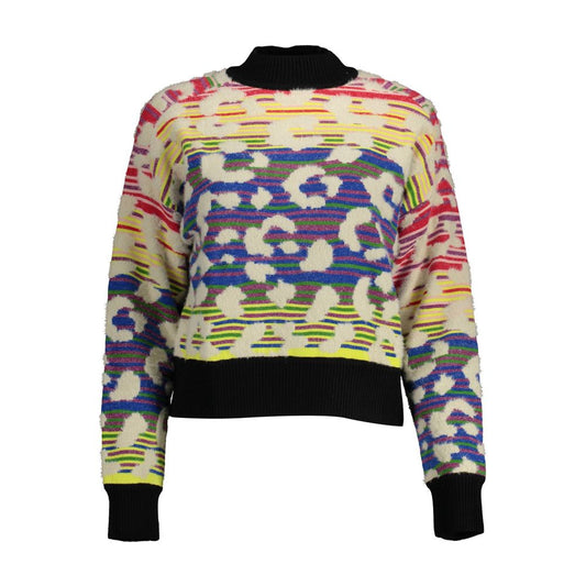 Blauer Polyesterpullover