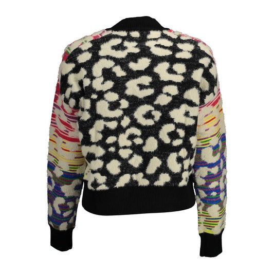 Blauer Polyesterpullover