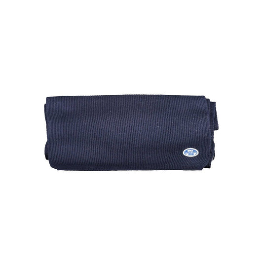 Blauer Baumwollschal