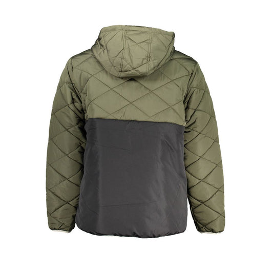 Grüne Polyesterjacke