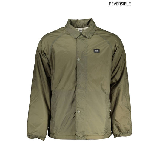 Grüne Nylonjacke