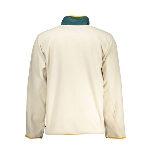 Beigefarbener Polyesterpullover