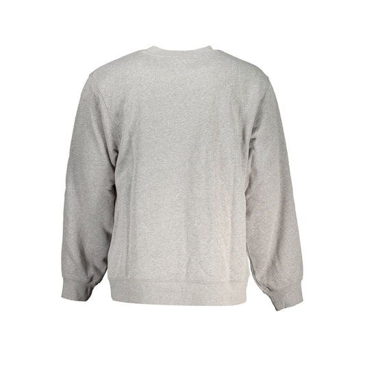 Grauer Baumwollpullover