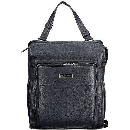 Blauer Polyethylen-Rucksack