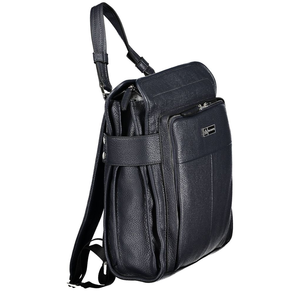 Blauer Polyethylen-Rucksack