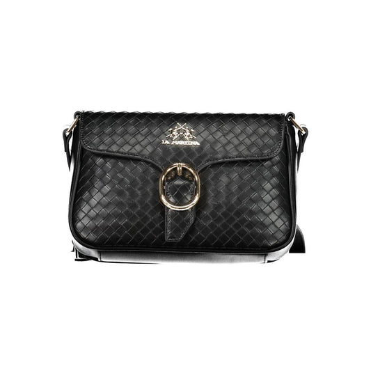 Schwarze Handtasche aus Polyethylen