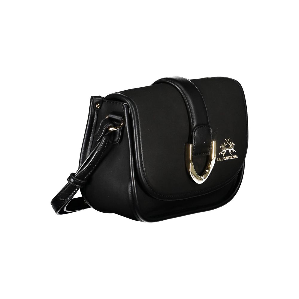 Schwarze Handtasche aus Polyethylen