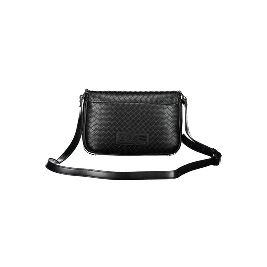 Schwarze Handtasche aus Polyethylen