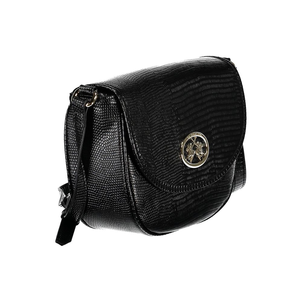 Schwarze Handtasche aus Polyethylen