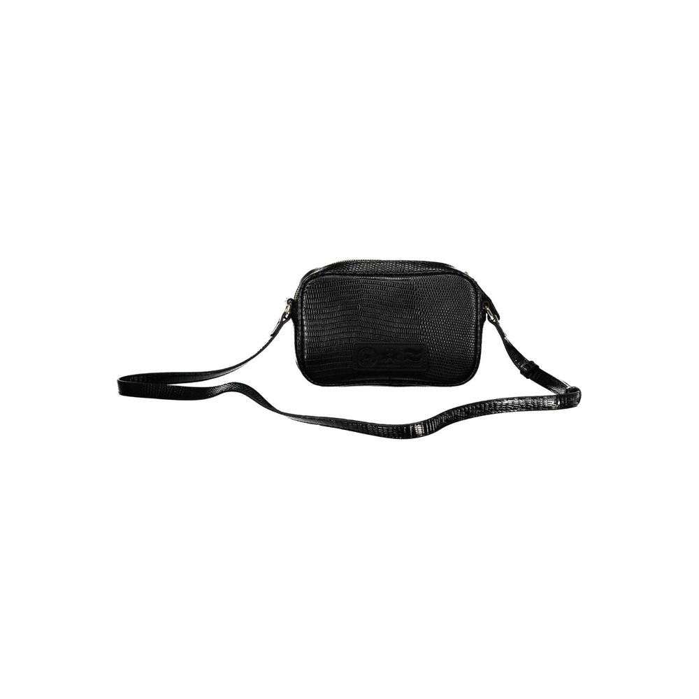 Schwarze Handtasche aus Polyethylen