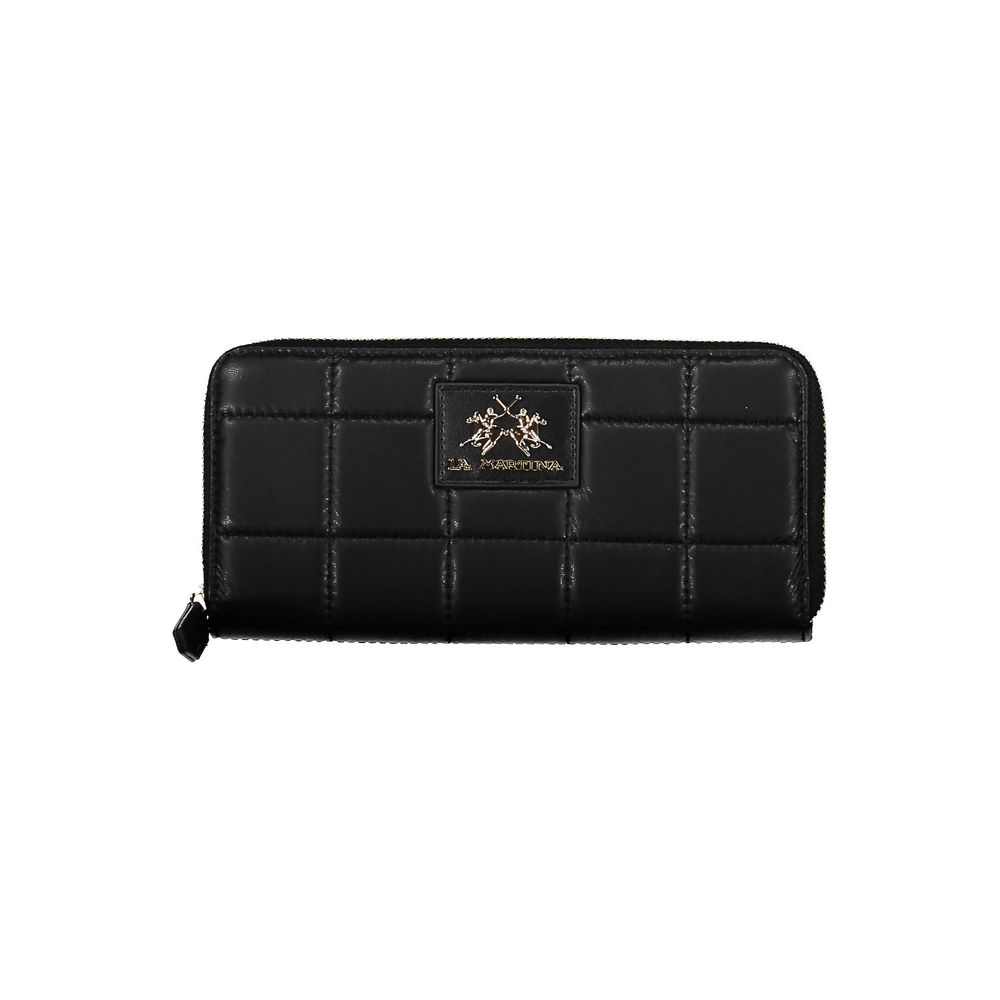 Schwarze Handtasche aus Polyethylen