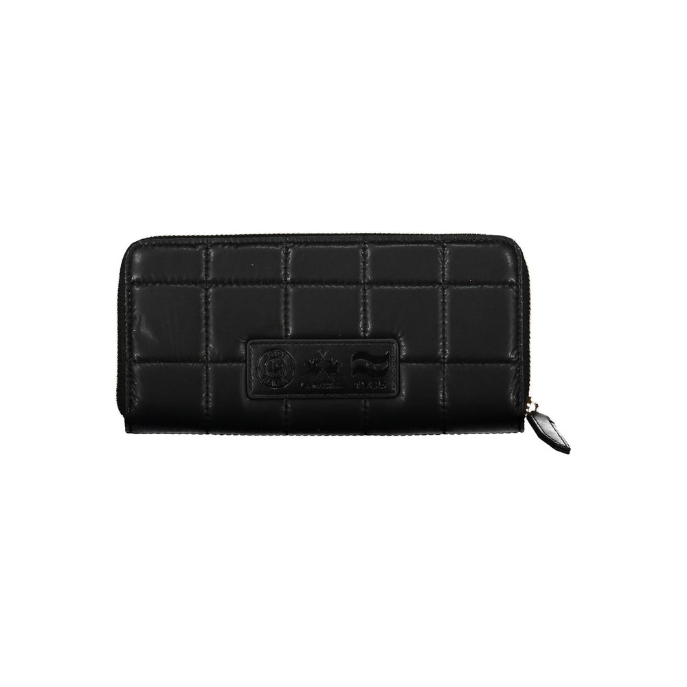 Schwarze Handtasche aus Polyethylen