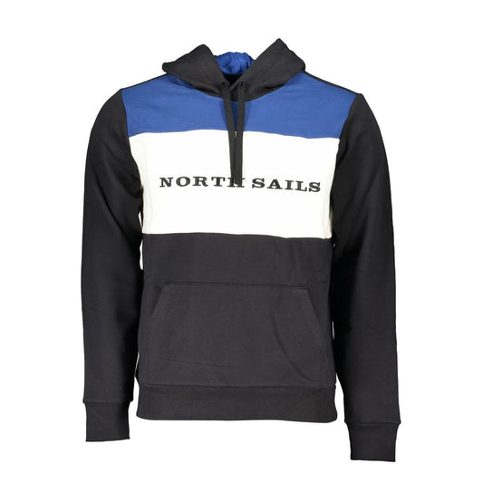Schwarzer Baumwollpullover