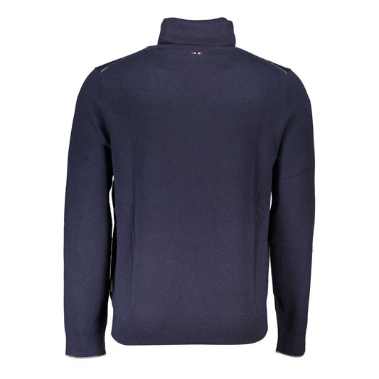 Blue Fabric Sweater